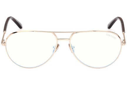 Glasses Tom Ford FT5829-B 028 Pilot Gold