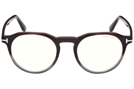 Glasses Tom Ford FT5833-B 056 Rund Havanna