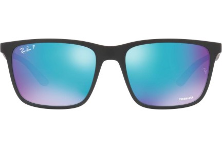 Sonnenbrille Ray-Ban Chromance Collection RB4385 601SA1 Polarized Quadratisch Schwarz