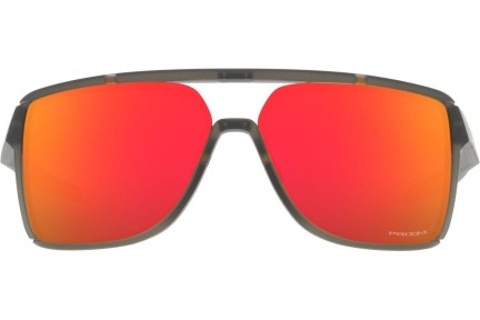 Sonnenbrille Oakley Castel OO9147-05 Quadratisch Grau