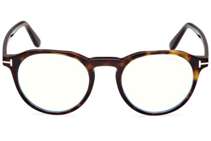 Glasses Tom Ford FT5833-B 052 Rund Havanna