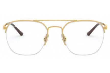 Glasses Ray-Ban RX6444 2500 Quadratisch Gold