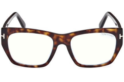 Glasses Tom Ford FT5846-B 052 Quadratisch Havanna