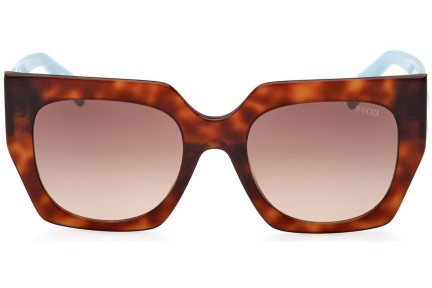 Sunglasses Emilio Pucci EP0197 53F Quadratisch Havanna