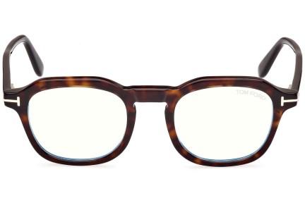 Glasses Tom Ford FT5836-B 052 Quadratisch Havanna