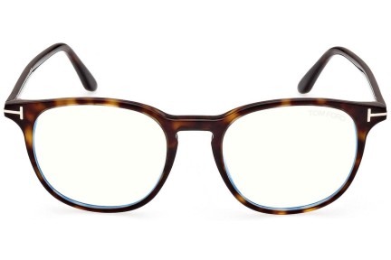 Glasses Tom Ford FT5832-B 052 Rund Havanna