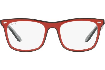 Glasses Ray-Ban RX7209 8212 Quadratisch Rot