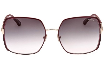 Sonnenbrille Tom Ford FT1006 69W Cat Eye Rot