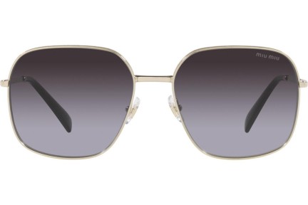 Sunglasses Miu Miu MU50YS ZVN5D1 Quadratisch Gold