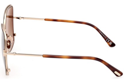 Sonnenbrille Tom Ford FT1006 48F Cat Eye Braun