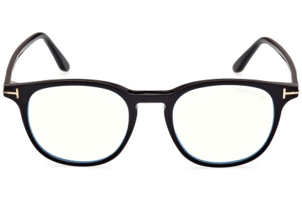 Glasses Tom Ford FT5832-B 001 Rund Schwarz