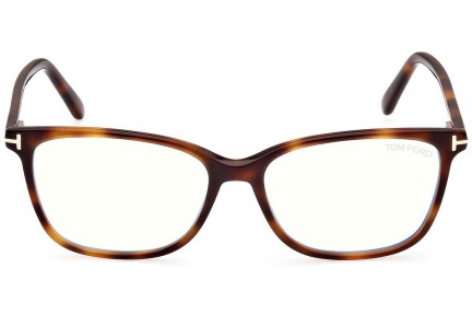 Glasses Tom Ford FT5842-B 053 Quadratisch Havanna