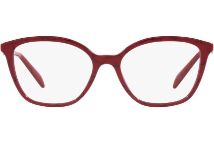 Brillen Prada PR02ZV 15D1O1 Cat Eye Rot