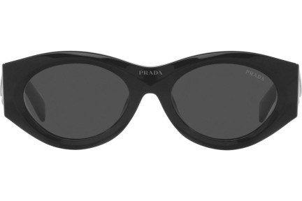 Sunglasses Prada PR20ZS 1AB5S0 Oval Schwarz