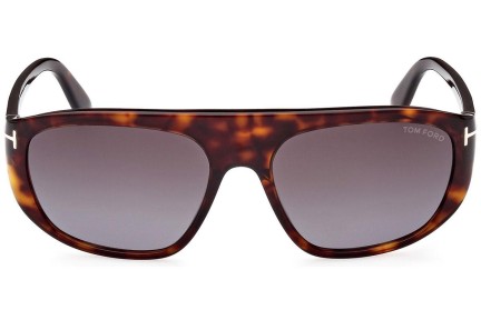 Sonnenbrille Tom Ford FT1002 52B Pilot Havanna