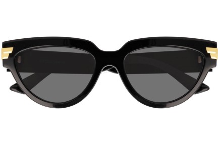 Sunglasses Bottega Veneta BV1035S 001 Cat Eye Schwarz