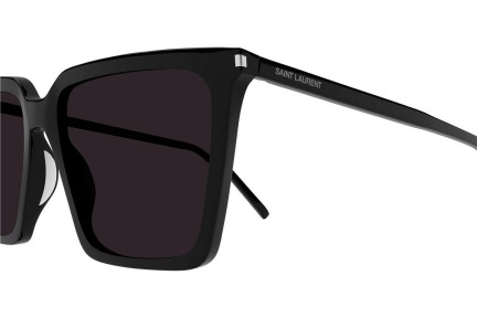 Sonnenbrille Saint Laurent SL474 001 Quadratisch Schwarz