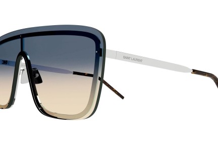 Sonnenbrille Saint Laurent SL364MASK 009 Monoscheibe | Shield Silber