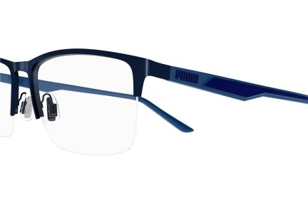 Glasses Puma PU0373O 002 Rechteck Blau