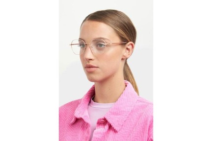 Glasses Polaroid PLDD474/G DDB Quadratisch Gold