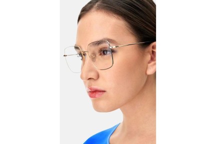 Glasses Polaroid PLDD428/G 06J Quadratisch Gold