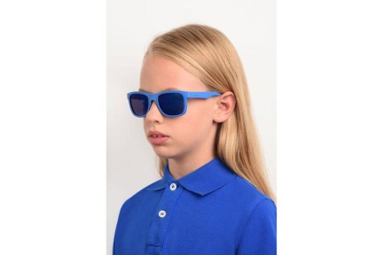 Sonnenbrille Polaroid Junior PLD8020/S ZDI/JY Polarized Rechteck Blau