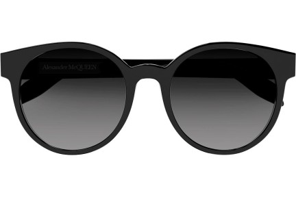 Sonnenbrille Alexander McQueen AM0349SA 001 Rund Schwarz