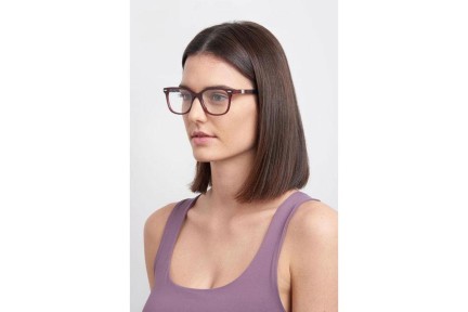 Glasses Carolina Herrera CH0047 XAE Quadratisch Rot