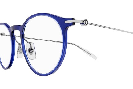 Glasses Mont Blanc MB0099O 006 Rund Blau