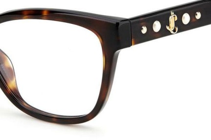 Glasses Jimmy Choo JC334 086 Rechteck Havanna