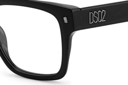 Glasses Dsquared2 D20037 ANS Quadratisch Schwarz