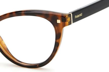 Glasses Polaroid PLDD446 086 Cat Eye Havanna