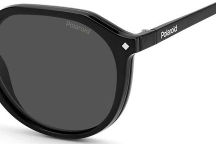 Glasses Polaroid PLD6165/CS 807/M9 Polarized Rund Schwarz