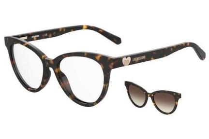 Glasses Love Moschino MOL051/CS 086/HA Cat Eye Havanna