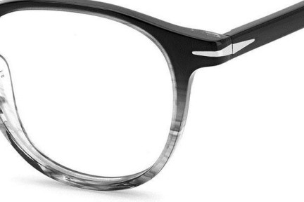 Glasses David Beckham DB1018 37N Rund Schwarz