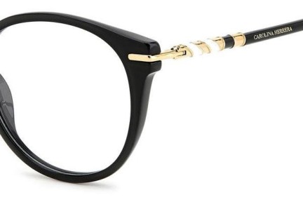 Glasses Carolina Herrera HER0095 807 Rund Schwarz