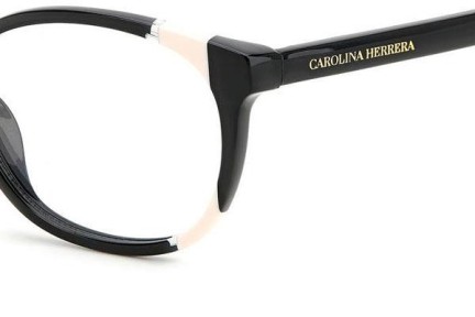 Glasses Carolina Herrera HER0125 KDX Rund Schwarz