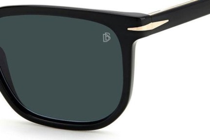 Sunglasses David Beckham DB1076/S 807/KU Quadratisch Schwarz