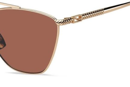 Sunglasses Fendi FF0438/S DDB/4S Polarized Cat Eye Gold