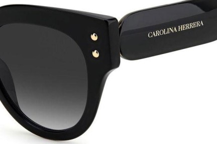 Sunglasses Carolina Herrera CH0008/S 807/9O Cat Eye Schwarz