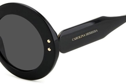 Sunglasses Carolina Herrera HER0081/S 807/IR Rund Schwarz