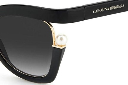 Sonnenbrille Carolina Herrera CH0002/S 807/9O Cat Eye Schwarz