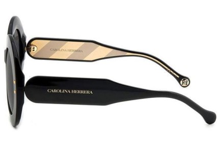 Sunglasses Carolina Herrera HER0081/S 807/IR Rund Schwarz