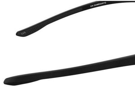 Sonnenbrille Under Armour UAGAMEDAY/G 807/KA Monoscheibe | Shield Schwarz