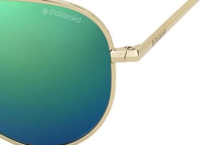 Sunglasses Polaroid Junior PLD8015/N J5G/K7 Polarized Pilot Gold