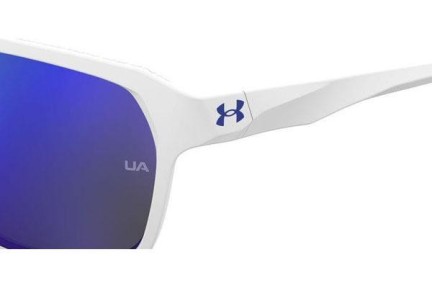 Sonnenbrille Under Armour UADOMINATE WWK/W1 Rechteck Weiß