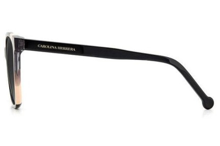 Sonnenbrille Carolina Herrera CH0061/S KDX/9O Rund Schwarz