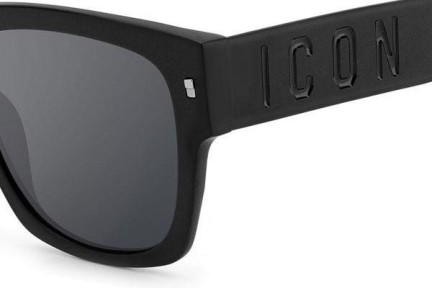 Sunglasses Dsquared2 ICON0004/S 003/T4 Quadratisch Schwarz