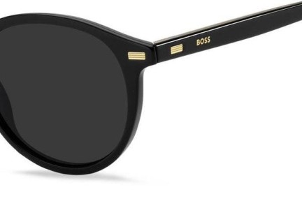 Sonnenbrille BOSS BOSS1365/S 807/IR Rund Schwarz