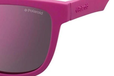 Sonnenbrille Polaroid Junior PLD8018/S CYQ/AI Polarized Quadratisch Rosa